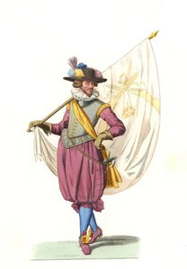 Stendardo di una compagnia di archibugieri da Edmond Lechevallier Chevignard