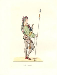 Attendente militare fiammingo da Edmond Lechevallier Chevignard