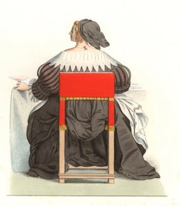 Donna francese XVII secolo, da un