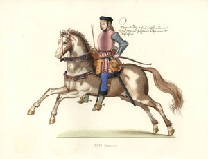 Re Giacomo IV di Scozia (1473-1513) da Edmond Lechevallier Chevignard