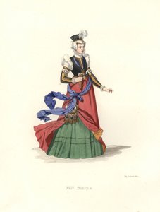 Donna svizzera da Edmond Lechevallier Chevignard