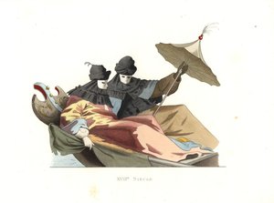 Veneziani con maschere bauta
