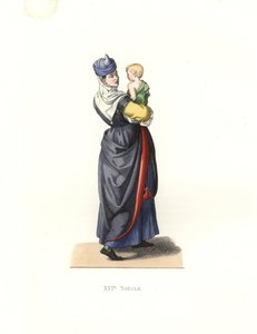 Donna di Bayonne da Edmond Lechevallier Chevignard