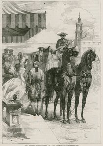 La stagione londinese - andando al salotto da Edmond Morin