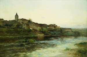 Una città fluviale francese da Edmond Petitjean