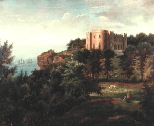 Castello di Pennsylvania, Isola di Portland, Dorset da Edmund Birckhead Bensell