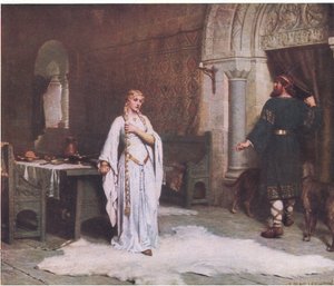 Godiva, Bibbys Annual, 1916-17 da Edmund Blair Leighton