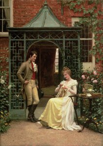 Sulla soglia da Edmund Blair Leighton