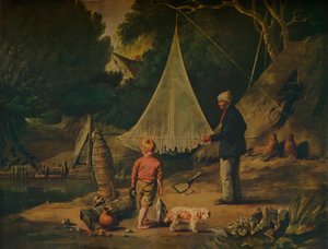 Il pescatore di anguille, 1812 da Edmund Bristow