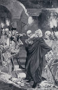 Illustrazione per il Faust di Goethe da Edmund Bruning