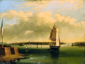 Baia e porto di New York da Bedlow