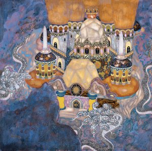 Una fiaba serba: un castello da Edmund Dulac