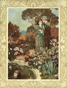 Fai, nel tuo piccolo momento di Grazia, Abbracciare il Cipresso ondeggiante tra le tue braccia, Prima che la Madre ti riprenda tra le sue braccia, e ti dissolva in un ultimo abbraccio, illustrazione da 