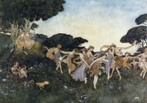 Scena da La Tempesta da Edmund Dulac