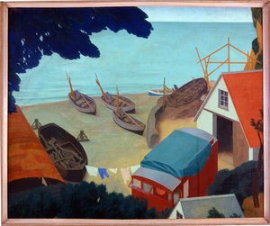 Il cantiere navale da Edmund Dulac