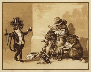 Illustrazione per Tre topi ciechi da Edmund G. Caldwell