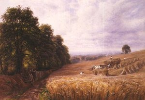 Raccolta del raccolto da Edmund George Warren