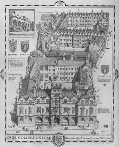 Oriel College, Oxford, 1919 da Edmund Hort New