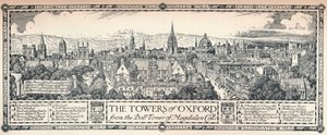 Le Torri di Oxford, 1905 da Edmund Hort New