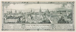 Le torri di Oxford dalla torre campanaria di Magdalen, 1908 da Edmund Hort New