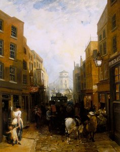 Buckingham Street, Strand, 1854 da Edmund John Niemann