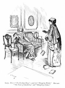 Illustrazione per I rivali di Sheridan (incisione) da Edmund Joseph (after) Sullivan
