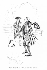 Illustrazione per I rivali di Sheridan (incisione) da Edmund Joseph (after) Sullivan