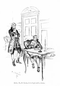 Illustrazione per I rivali di Sheridan (incisione) da Edmund Joseph (after) Sullivan