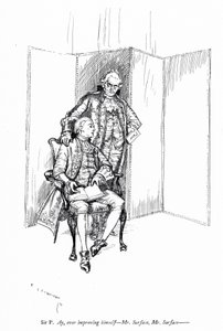 Illustrazione per La scuola della maldicenza di Sheridan