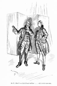 Illustrazione per La scuola della maldicenza di Sheridan (incisione) da Edmund Joseph (after) Sullivan