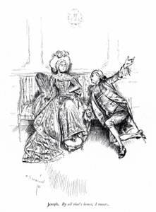 Illustrazione per La scuola della maldicenza di Sheridan (incisione) da Edmund Joseph (after) Sullivan