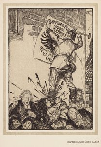 La Ghirlanda del Kaiser: Deutschland Uber Alles da Edmund Joseph (after) Sullivan
