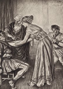 William Shakespeare: La tragedia di Tito Andronico, Atto V, Scena 2 da Edmund Joseph (after) Sullivan