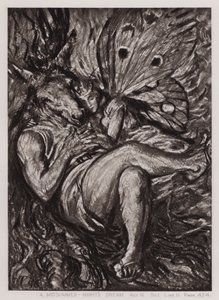 Sogno di una Notte di Mezza Estate, Atto IV, Scena I da Edmund Joseph Sullivan