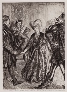 Tutto è bene quel che finisce bene, Atto II Sc 3 da Edmund Joseph Sullivan
