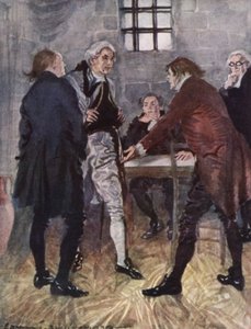 Illustrazione per Il vicario di Wakefield di Oliver Goldsmith da Edmund Joseph Sullivan