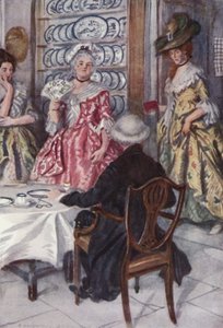 Illustrazione per Il vicario di Wakefield di Oliver Goldsmith da Edmund Joseph Sullivan