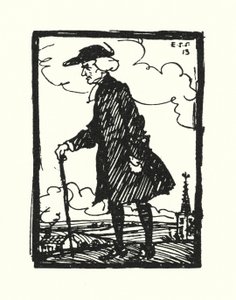 Illustrazione per Il vicario di Wakefield di Oliver Goldsmith da Edmund Joseph Sullivan