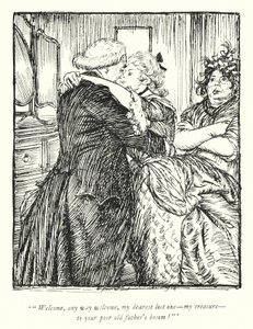 Illustrazione per Il vicario di Wakefield di Oliver Goldsmith