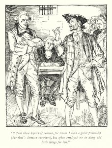 Illustrazione per Il vicario di Wakefield di Oliver Goldsmith da Edmund Joseph Sullivan