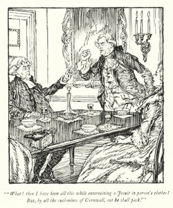 Illustrazione per Il vicario di Wakefield di Oliver Goldsmith da Edmund Joseph Sullivan