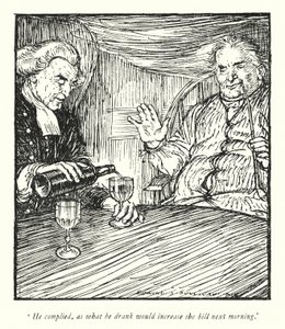 Illustrazione per Il vicario di Wakefield di Oliver Goldsmith