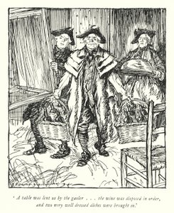Illustrazione per Il vicario di Wakefield di Oliver Goldsmith da Edmund Joseph Sullivan