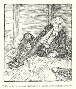 Illustrazione per Il vicario di Wakefield di Oliver Goldsmith da Edmund Joseph Sullivan