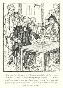 Illustrazione per Il vicario di Wakefield di Oliver Goldsmith da Edmund Joseph Sullivan