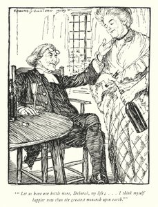 Illustrazione per Il vicario di Wakefield di Oliver Goldsmith da Edmund Joseph Sullivan