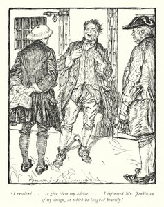 Illustrazione per Il vicario di Wakefield di Oliver Goldsmith da Edmund Joseph Sullivan