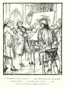 Illustrazione per Il vicario di Wakefield di Oliver Goldsmith da Edmund Joseph Sullivan