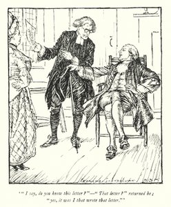 Illustrazione per Il vicario di Wakefield di Oliver Goldsmith da Edmund Joseph Sullivan