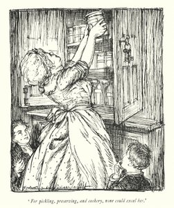 Illustrazione per Il vicario di Wakefield di Oliver Goldsmith da Edmund Joseph Sullivan